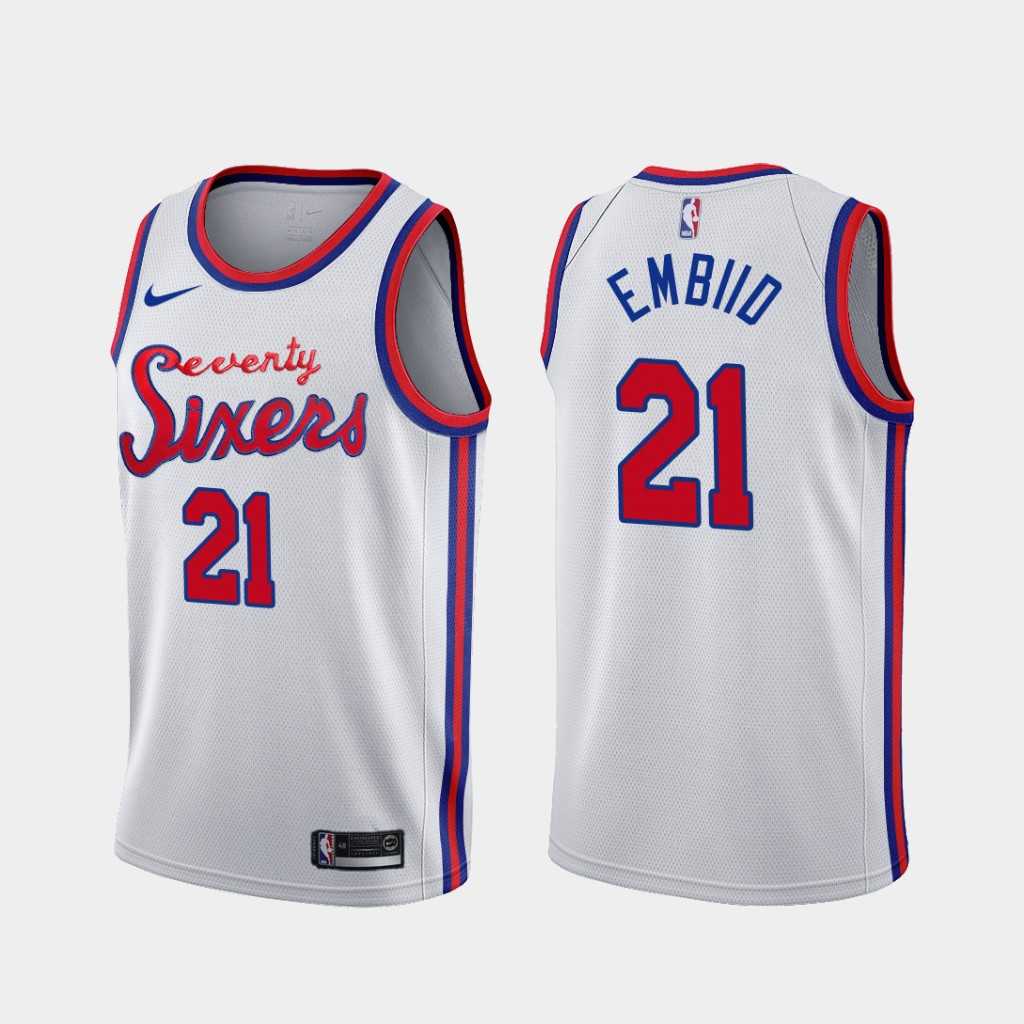 76ers 21 Joel Embiid White Nike Swingman Jersey,We sell and wholesale 76ers 21 Joel Embiid White Nike Swingman Jersey on line form chian!